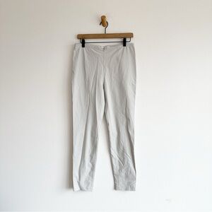 RAFFAELLO ROSSI front zip GIGA 7/8 pants Off White Size 40 Medium